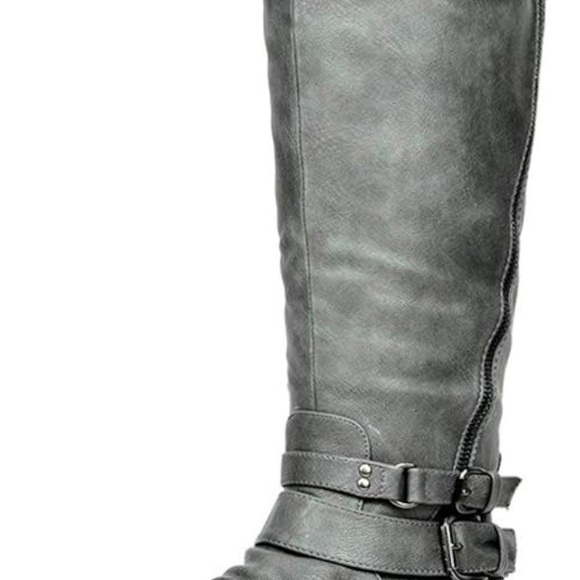 Women's Knee High Riding Boots Wide Calf - Picture 2 of 6